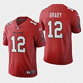 Nike Buccaneers 12 Tom Brady 2020 Vapor Limited Red Jersey,baseball caps,new era cap wholesale,wholesale hats